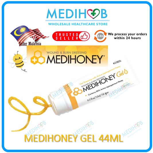 MEDIHONEY GEL 15ml Exp 7/2026/ 44ML (Wound & Burn Dressing) – Medihubmy