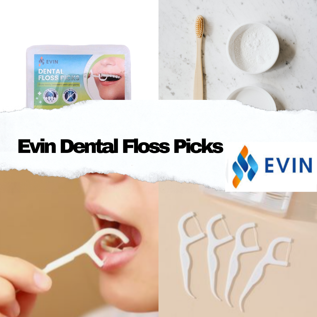 [𝐇𝐈𝐆𝐇 𝐐𝐔𝐀𝐋𝐈𝐓𝐘] EVIN DENTAL FLOSS PICKS/ TOOTHPICKS 50S – Medihubmy